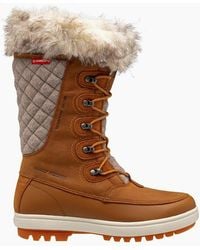 Helly Hansen - Sport Garibaldi Leather New Wheat/Dark Khaki Winter Mid Calf Boots - Lyst