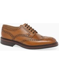 Loake - Chester Dainite Tan Leather Brogues - Lyst