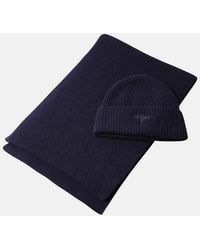 Fynch-Hatton - Pure Wool Beanie & Scarf Set - Lyst