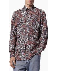 DIESEL - S Nico 0Qapz 900 Shirt Long Sleeve Casual Summer Cotton Floral Shirt - Lyst
