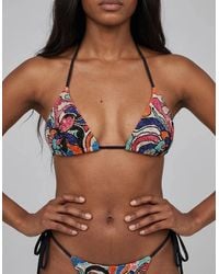 Oceanus - Rose Ellie Bikini Top Multi-Coloured - Lyst