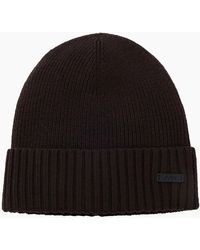 BOSS - Boss Fati Beanie Dark - Lyst