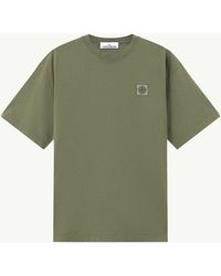 Stone Island - Patch Logo 2100030 T-Shirt - Lyst