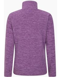 Mountain Warehouse - Ladies Snowdon Melange Fleece Top - Lyst
