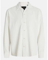 Jack & Jones - Jacquard Collared Neck Long Sleeve Shirt - Lyst