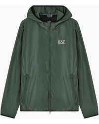 EA7 - Lightweight Core Id Logo Windbreaker - Lyst