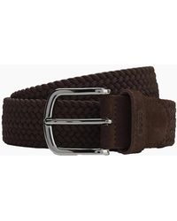 BOSS - Boss Sash Woven Belt Dark - Lyst