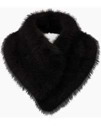 Nooki Design - Tamsin Faux Fur Collar Scarf - Lyst