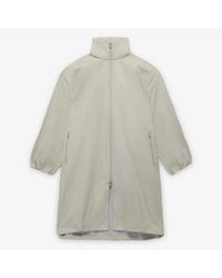adidas - Solid Patterned Zipped Pocket Woven Cuff Parka Coat - Lyst