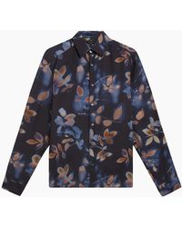 Ted Baker - Kalmill Regular Fit Leaf Shadow Print Shirt - Lyst