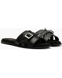 TOMS - Sol Mule Leather Sandals - Lyst