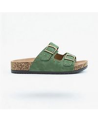 Heavenly Feet - Polly Mules Sandals Forest - Lyst