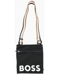 BOSS - Catch Printed Logo Envelope Bag - Lyst