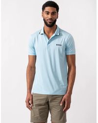 BOSS - Boss Paul Pro Tipped Polo Shirt - Lyst