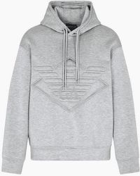Emporio Armani - Hooded Sweatshirt - Lyst