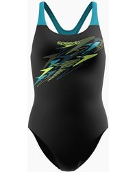 Speedo - Ladies Medley Medalist Logo One Piece Swimsuit - Lyst