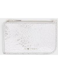 McQueen - Sling Logo Zip Card Case Crackled - Lyst