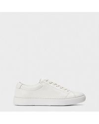 BOSS - Enlight Round Toe Flat Heel Trainers - Lyst
