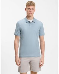 BOSS - Boss Passenger Stretch-Cotton Slim-Fit Polo Shirt With Logo Patch - Lyst