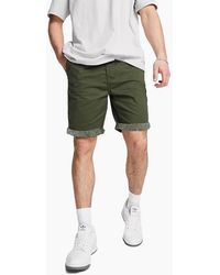 Threadbare - Chino Shorts Cotton Knee Length Summer Bermuda Casual Shorts New - Lyst