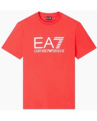 EA7 - Identity Logo T-Shirt - Lyst