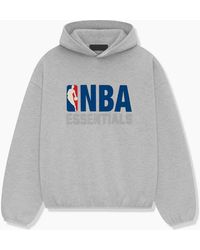 Fear Of God - X Nba Hoodie 'Light Heather' - Lyst
