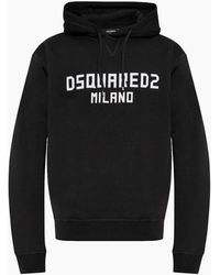DSquared² - Milano Logo Cool Fit Hoodie - Lyst