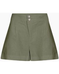 No Emotions - Linen Shorts - Lyst