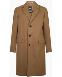 BOSS - Hyde Flaps Hl 241 10254935 0 Overcoat - Lyst