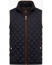 Holland Cooper - Country Quilted Gilet Ink - Lyst