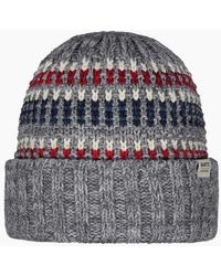 Barts - Travvis Jaquard Knitted Cuffed Beanie - Lyst