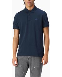 Timberland - Polo Shirt Short Sleeve Millers River Pique Cotton Polo Shirts - Lyst