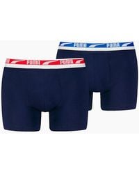 PUMA - 2-Pack Everyday Multi Logo Boxer Briefs, W - Lyst
