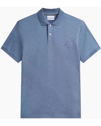 Tommy Hilfiger - Liquid Cotton Reg Polo Ds9 Heathered Bros - Lyst