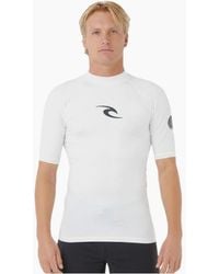Rip Curl - Rip Curl Waves Short Sleeve Rash Vest - Lyst