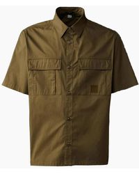 C.P. Company - Metropolis Short Sleeve Gabardine Shirt - Lyst