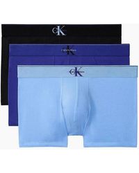 Calvin Klein - 3-Pack Ck Archive Boxer Trunks - Lyst