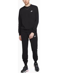 Nike - Club Tracksuit Crew Neck Pullover Sweatshirt Fleece - Lyst