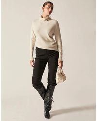 James Lakeland - Pearl-Embellished High-Neck Jumper - Lyst