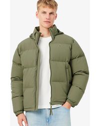 Lacoste - Water-Repellent Hooded Down Jacket - Lyst