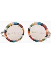 Paul Smith - Signature Edge Cufflinks S2-26 92 Multi - Lyst