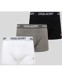 Lyle & Scott - 3 Pack Basic Core Trunks - Lyst
