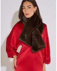 Gini London - Faux Fur Stole - Lyst