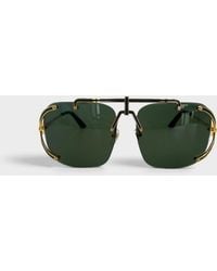 CASABLANCA - Stainless Steel Aviator - Lyst