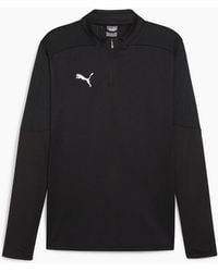 PUMA - Teamfinal Training 1 4 Zip Fleece - Lyst