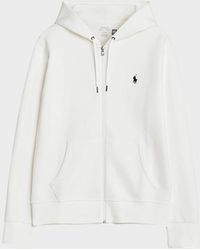 Ralph Lauren - Double Knitted Full-Zip Hoodie - Lyst
