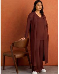 Live Unlimited London - Super Soft Longline Cardigan - Lyst