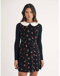 Nobody's Child - Mpl Collared Neck Mini A-Line Dress - Lyst