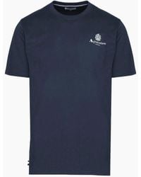 Aquascutum - Cotton Logo T-Shirt - Lyst