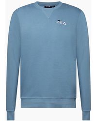 Fila - Casper Wordmark Crew Neck Long Sleeve Sweatshirt - Lyst